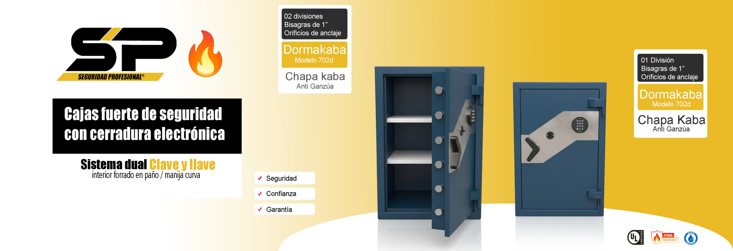 Cajas fuertes de alta seguridad