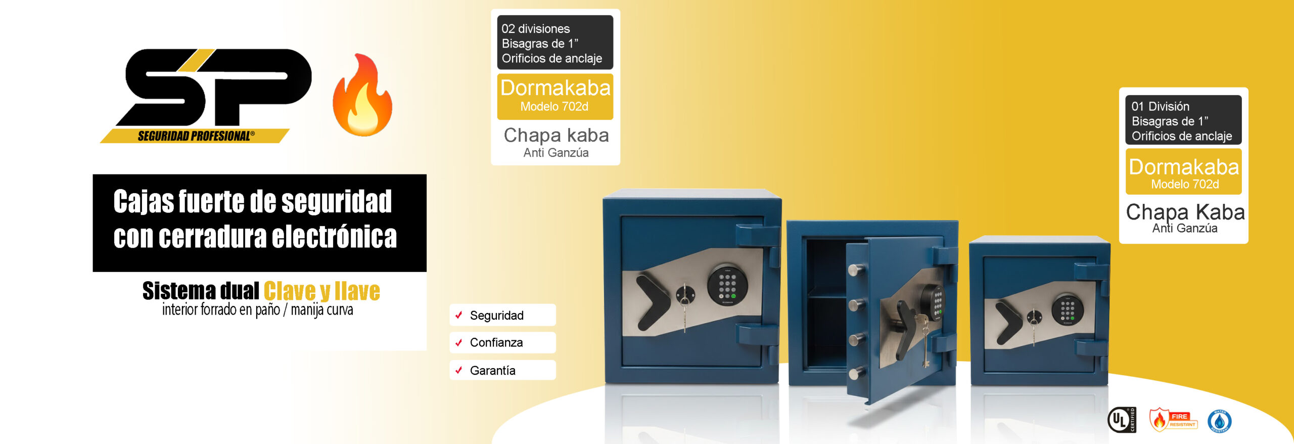 Cajas fuertes electrónicas