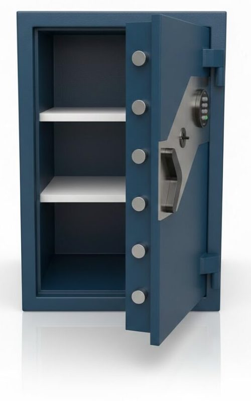 Caja fuerte de 90 cm web abierta